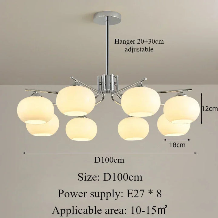 Lámparas colgantes LED nórdicas modernas, candelabros de techo de cristal sencillos para decoración del hogar, iluminación interior para restaurantes, salas de estar y tiendas.