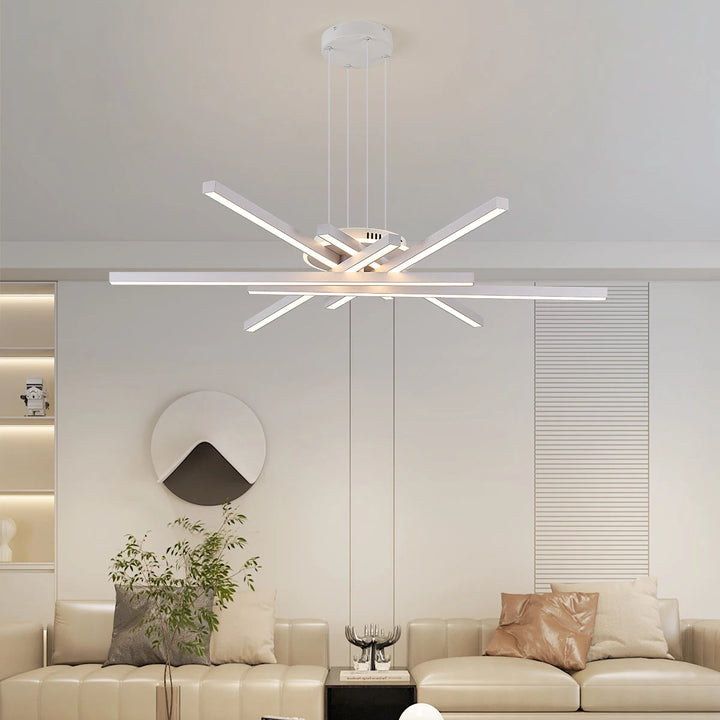 Lámpara colgante nórdica LED dorada y negra para comedor, sala de estar, mesa, decoración del hogar, escritorio, bar, iluminación