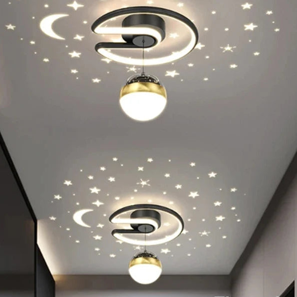 Lámpara de techo LED con diseño de cielo estrellado nórdico para dormitorio, cocina, habitación infantil, pasillo, balcón, decoración del hogar