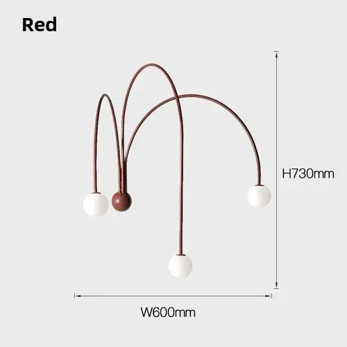 Lámparas de pared LED con diseño minimalista italiano de garra de pulpo, lámparas artísticas novedosas para sala de estar, decoración del hogar, candelabros.