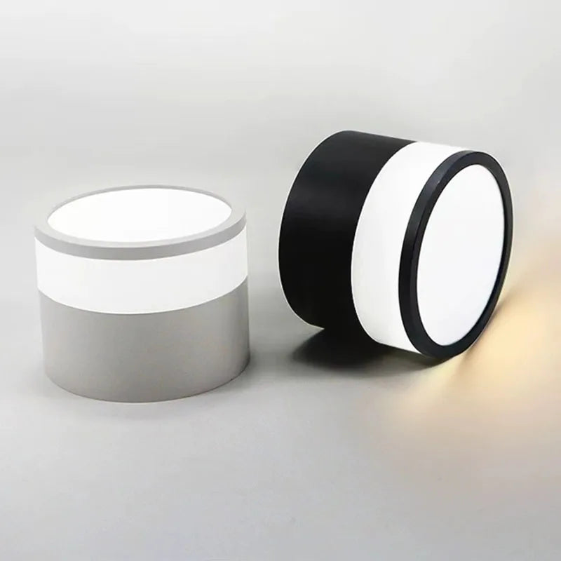 Lámpara de techo LED empotrada de 9 W y 15 W, foco LED nórdico de superficie, para salón, dormitorio, iluminación interior, CA 220 V.