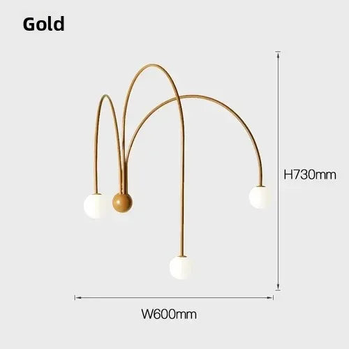 Lámparas de pared LED con diseño minimalista italiano de garra de pulpo, lámparas artísticas novedosas para sala de estar, decoración del hogar, candelabros.