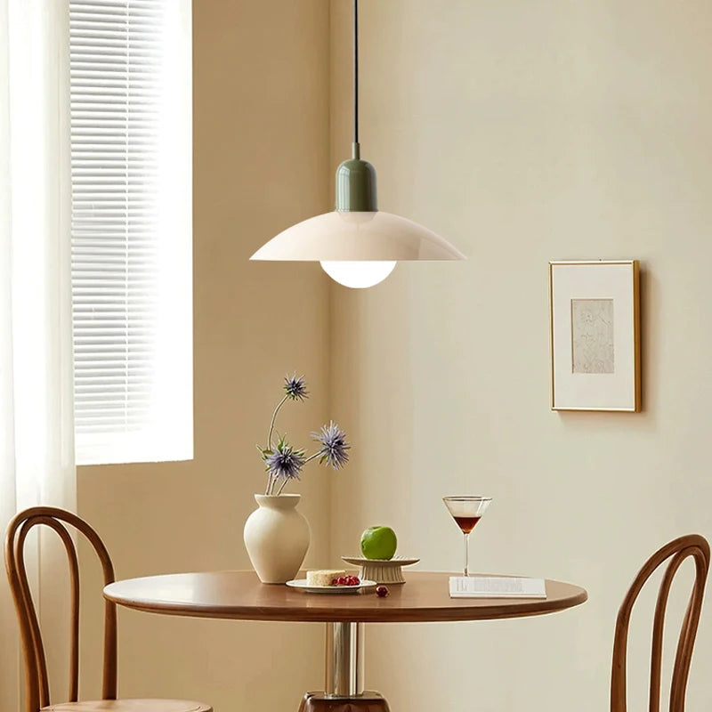 Lámparas de araña Macron de estilo nórdico moderno para comedor, iluminación para dormitorio y estudio, lámparas Bauhaus norteamericanas, luces de trabajo.