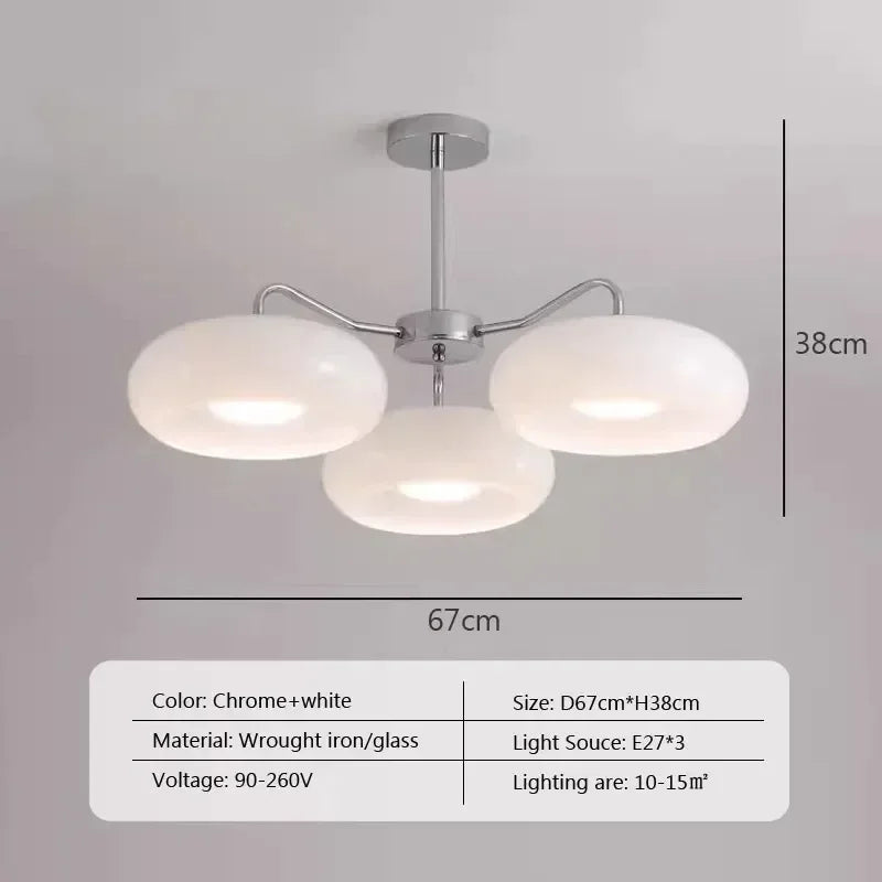 Retro ceiling light Bedroom Dining Room Antique Orange glass light France Style Medieval dining room Bauhaus yellow