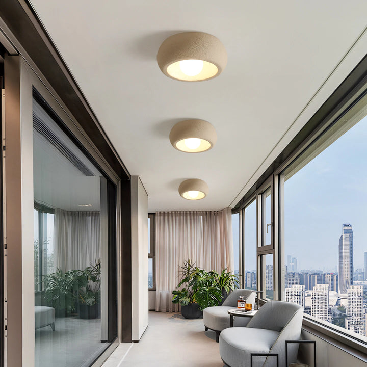 Lámpara de techo LED minimalista nórdica Wabi Sabi para balcón, moderna lámpara de pasillo, entrada, decoración del hogar, cocina, dormitorio infantil