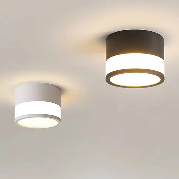 Lámpara de techo LED empotrada de 9 W y 15 W, foco LED nórdico de superficie, para salón, dormitorio, iluminación interior, CA 220 V.