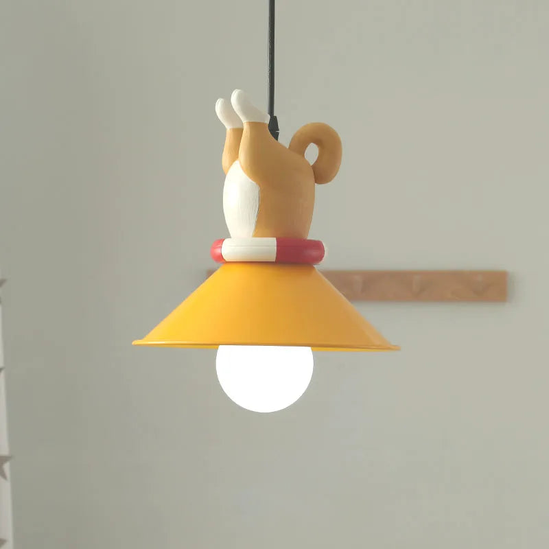 Lámparas colgantes LED de dibujos animados nórdicos, modernas lámparas colgantes para niños, decoración del hogar, lámpara de araña para dormitorio infantil, sala de estar y comedor.