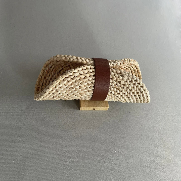 Lámpara de pared de tejido de ratán retro, lámpara de pared japonesa para dormitorio, lámpara de pared para decoración de interiores estilo campestre pastoral.