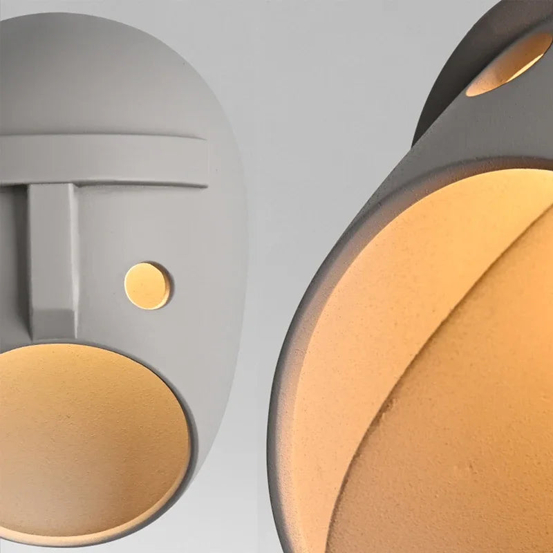 Lámpara de pared Moooi Joker, de diseño holandés, para dormitorio, mesita de noche, pasillo, fondo, escalera, máscara, decoración del hogar, iluminación LED de resina.