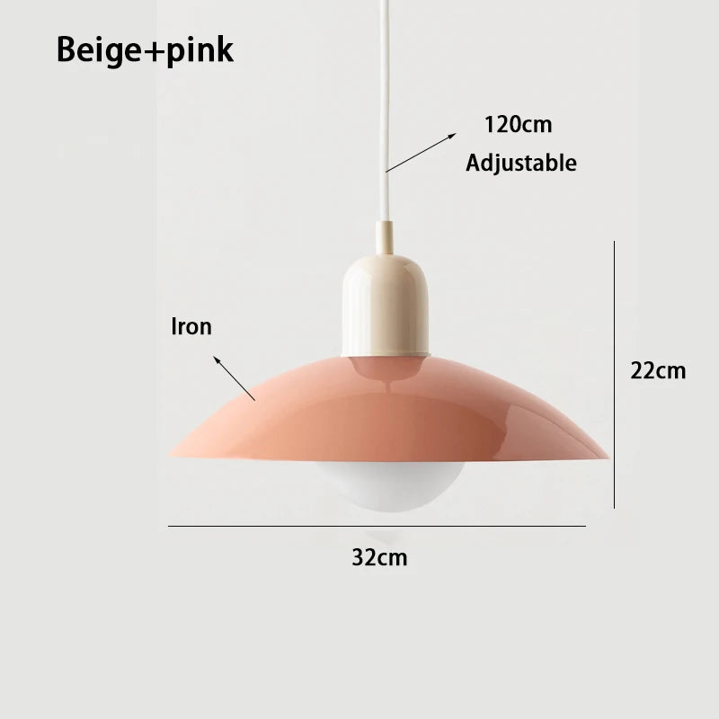 Lámparas de araña Macron de estilo nórdico moderno para comedor, iluminación para dormitorio y estudio, lámparas Bauhaus norteamericanas, luces de trabajo.