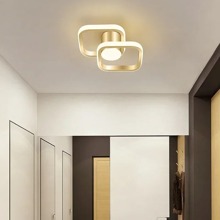 Lámparas de techo LED modernas para pasillo, sala de estar, balcón, dormitorio, decoración del hogar, iluminación interior