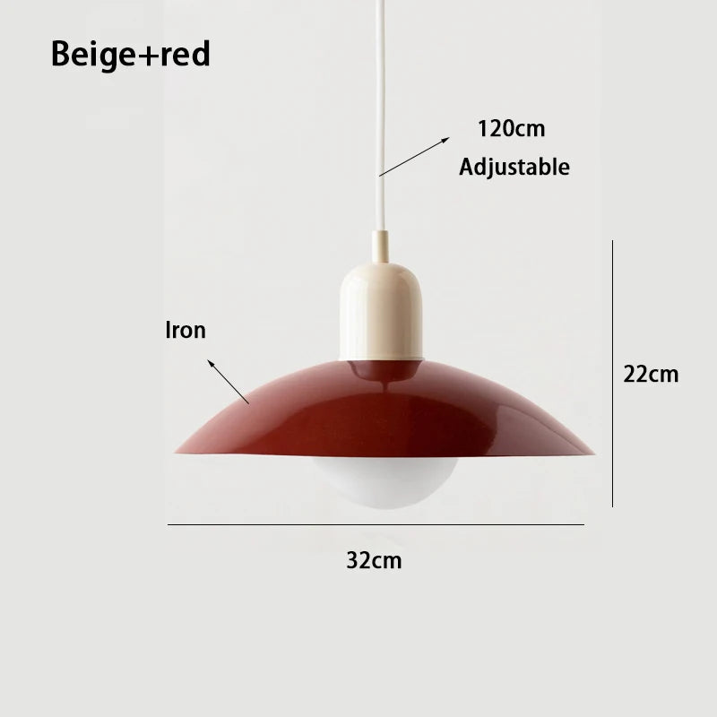 Lámparas de araña Macron de estilo nórdico moderno para comedor, iluminación para dormitorio y estudio, lámparas Bauhaus norteamericanas, luces de trabajo.