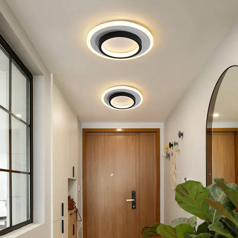 Lámpara de techo LED moderna para sala de estar, escalera, pasillo, guardarropa, dormitorio, luz de techo, decoración interior del hogar, accesorio de iluminación