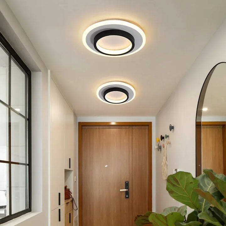 Lámpara de techo LED moderna para sala de estar, escalera, pasillo, guardarropa, dormitorio, luz de techo, decoración interior del hogar, accesorio de iluminación
