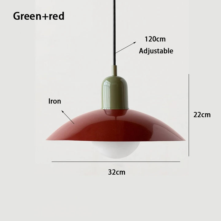 Lámparas de araña Macron de estilo nórdico moderno para comedor, iluminación para dormitorio y estudio, lámparas Bauhaus norteamericanas, luces de trabajo.