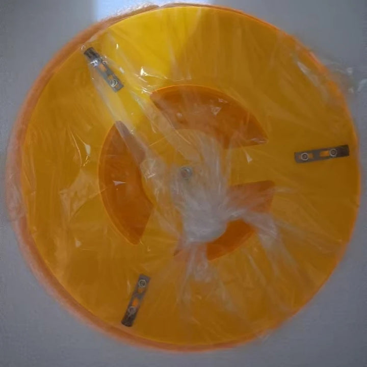 Lámpara de techo nórdica creativa naranja con diseño de atardecer para restaurante, 30 cm, para sala de estar, isla, terraza, E27