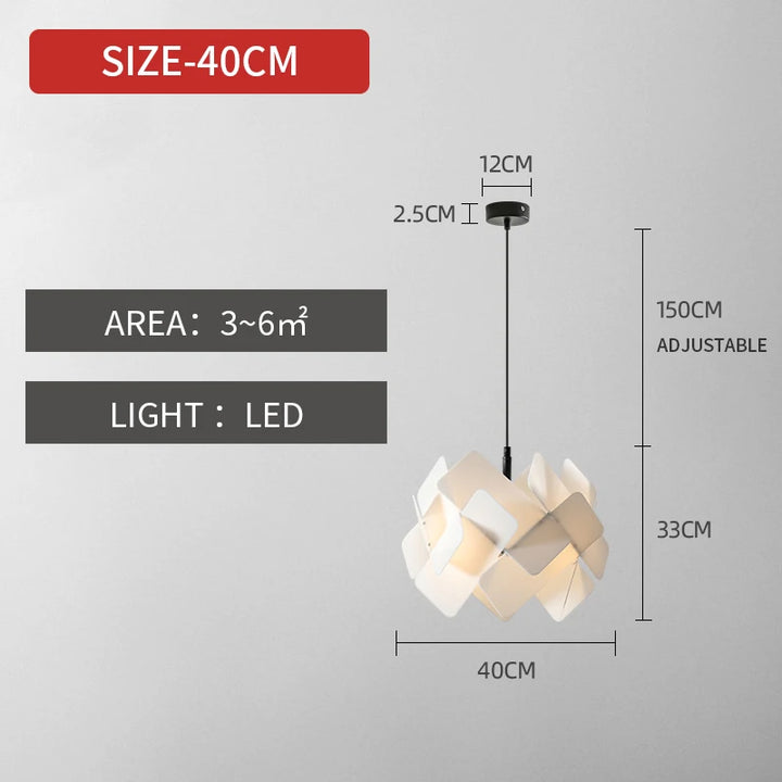 Lámpara colgante LED minimalista nórdica para dormitorio, lámpara de bar para restaurante, lámpara de diseño moderno, lámpara de araña pequeña de madera para decoración.