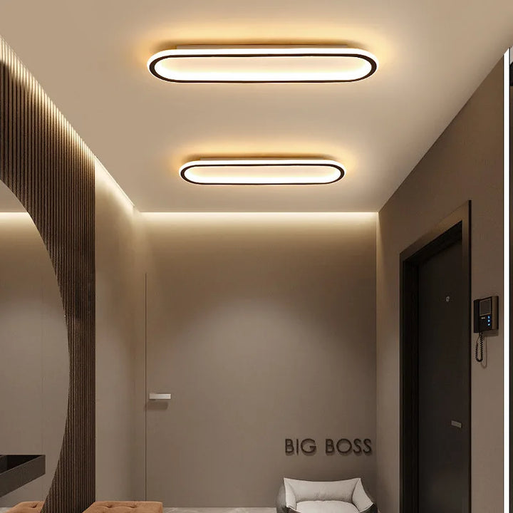 Lámpara de techo LED de 40 cm, color blanco cálido, ideal para sala de estar, dormitorio, pasillo, cocina, balcón, restaurante, hotel, iluminación interior.