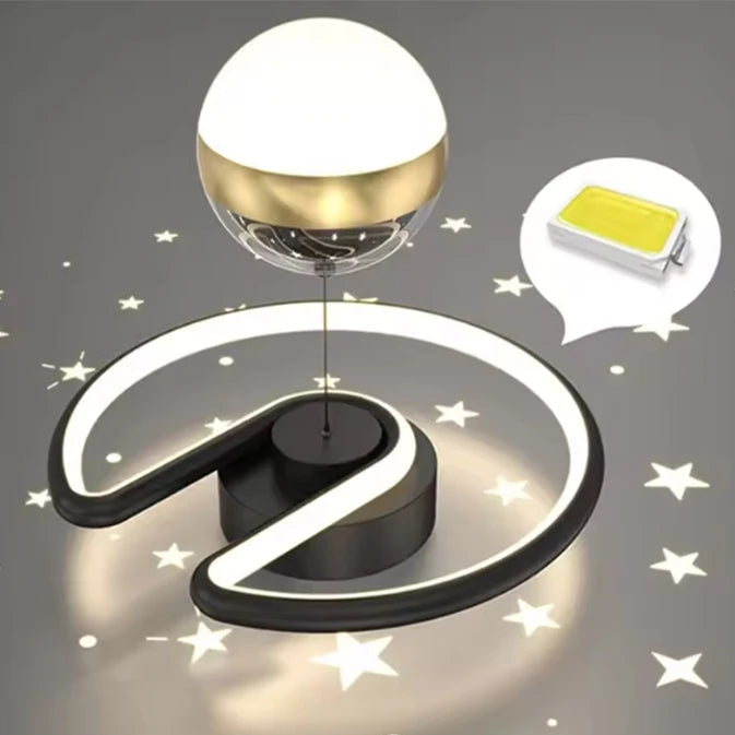 Lámpara de techo LED con diseño de cielo estrellado nórdico para dormitorio, cocina, habitación infantil, pasillo, balcón, decoración del hogar