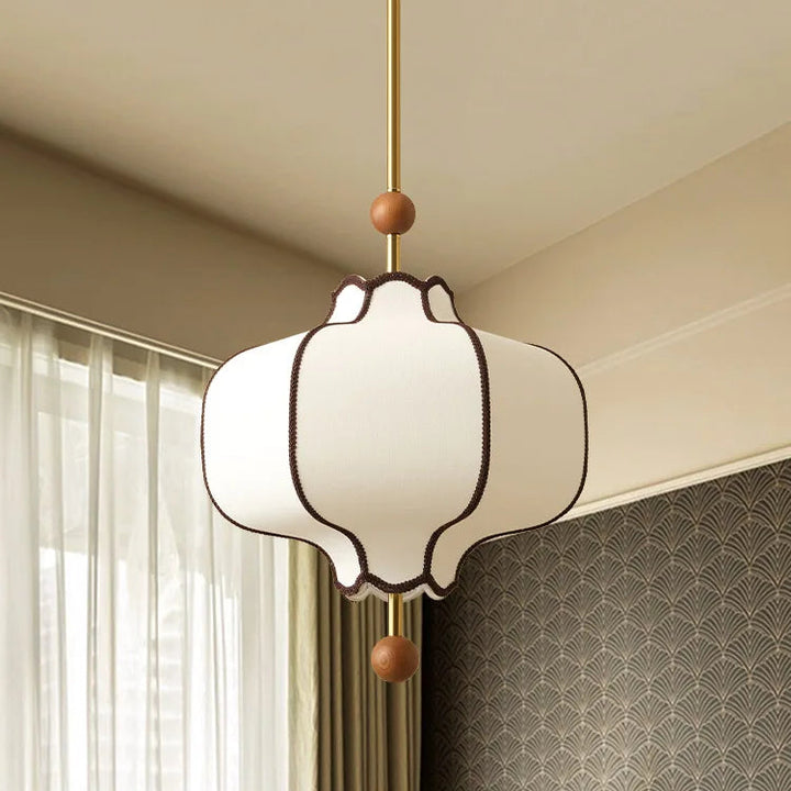 Lámparas colgantes de tela japonesas, candelabros de tela retro, lámparas colgantes Art Deco para restaurantes, tiendas, hoteles, salas de estar, luces LED de ambiente.