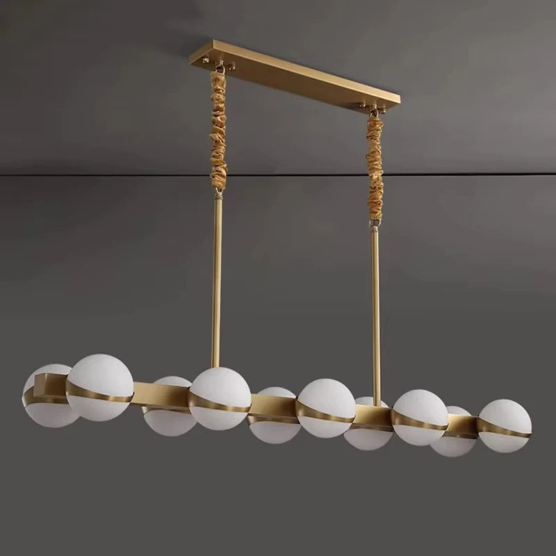 Lámparas colgantes LED modernas para decoración del hogar, ideales para la sala de estar, el comedor o como lámpara de techo.