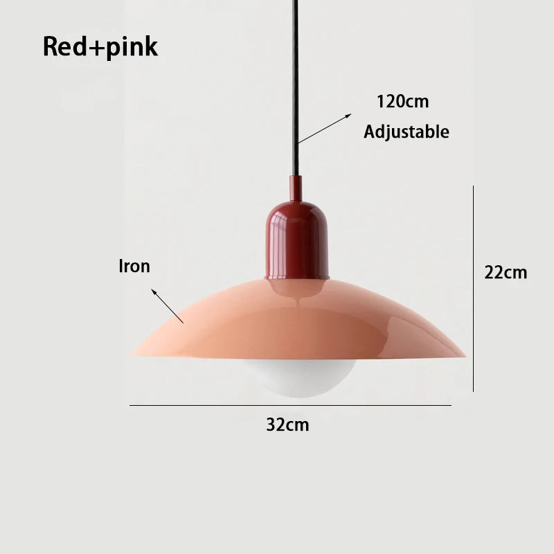 Lámparas de araña Macron de estilo nórdico moderno para comedor, iluminación para dormitorio y estudio, lámparas Bauhaus norteamericanas, luces de trabajo.