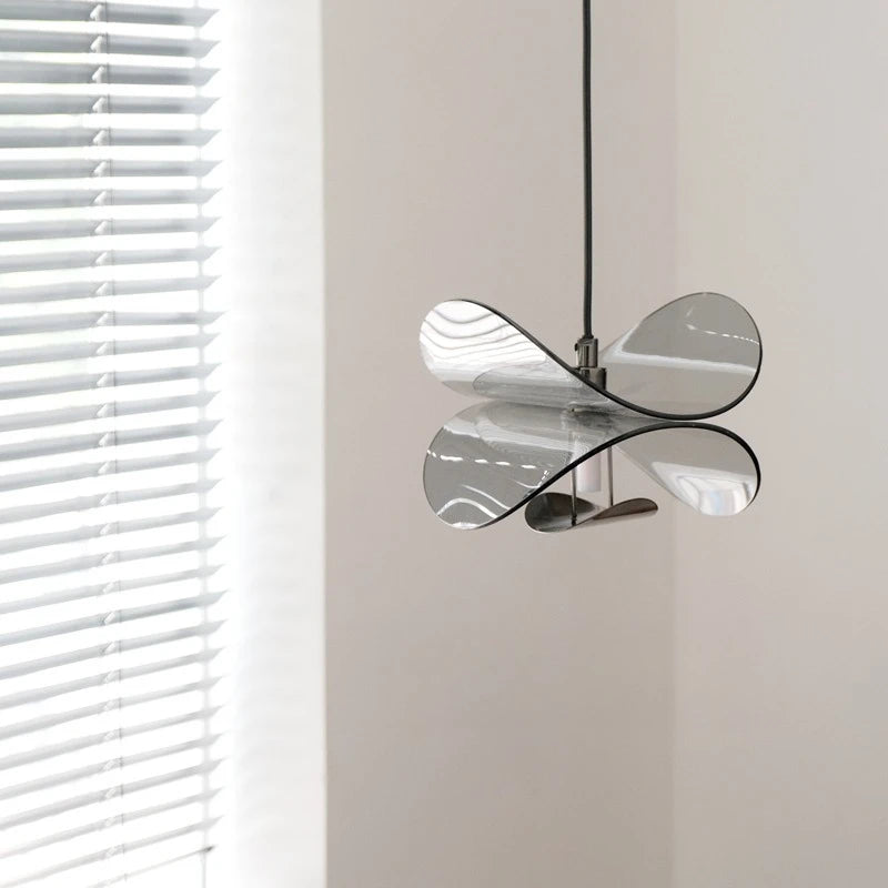 Lámpara de araña de cristal en forma de media luna, estilo nórdico, sencilla, para mesita de noche, pequeña, para sala de estar, estudio, dormitorio, fondo, lámpara de pared.