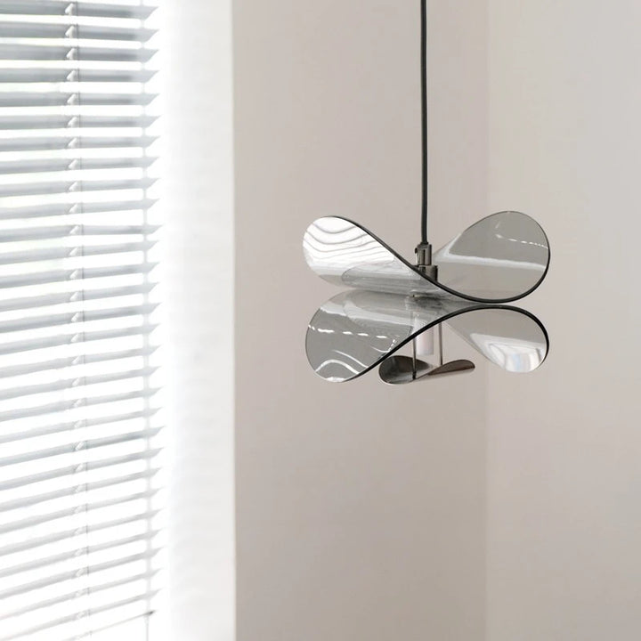 Lámpara de araña de cristal en forma de media luna, estilo nórdico, sencilla, para mesita de noche, pequeña, para sala de estar, estudio, dormitorio, fondo, lámpara de pared.