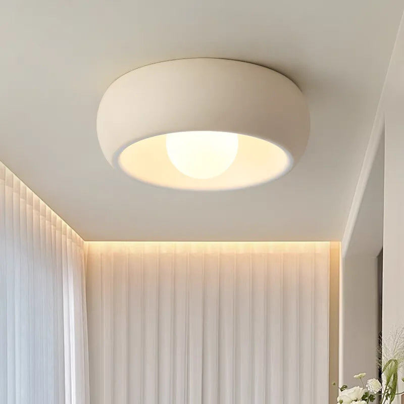 Lámpara de techo LED minimalista nórdica Wabi Sabi para balcón, moderna lámpara de pasillo, entrada, decoración del hogar, cocina, dormitorio infantil