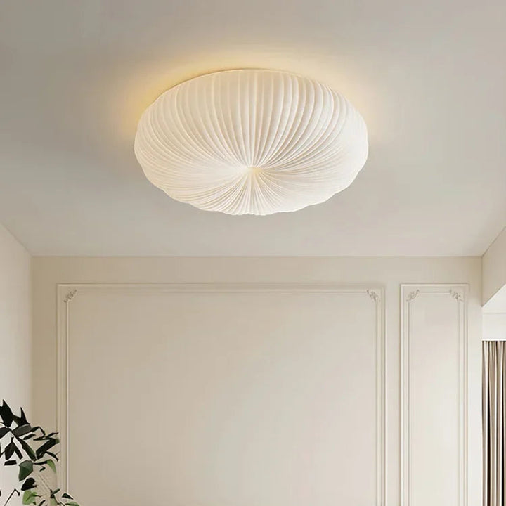 Lámpara de techo moderna y sencilla de estilo nórdico crema para dormitorio principal, comedor, estudio, calabaza, para niños, creativa, decoración interior del hogar