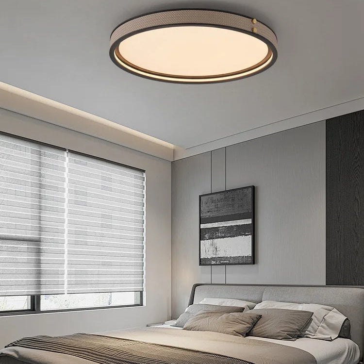 Lámpara de techo para sala de estar, moderna y sencilla, LED de espectro completo, protección ocular, luz italiana para habitación infantil, estudio, dormitorio principal