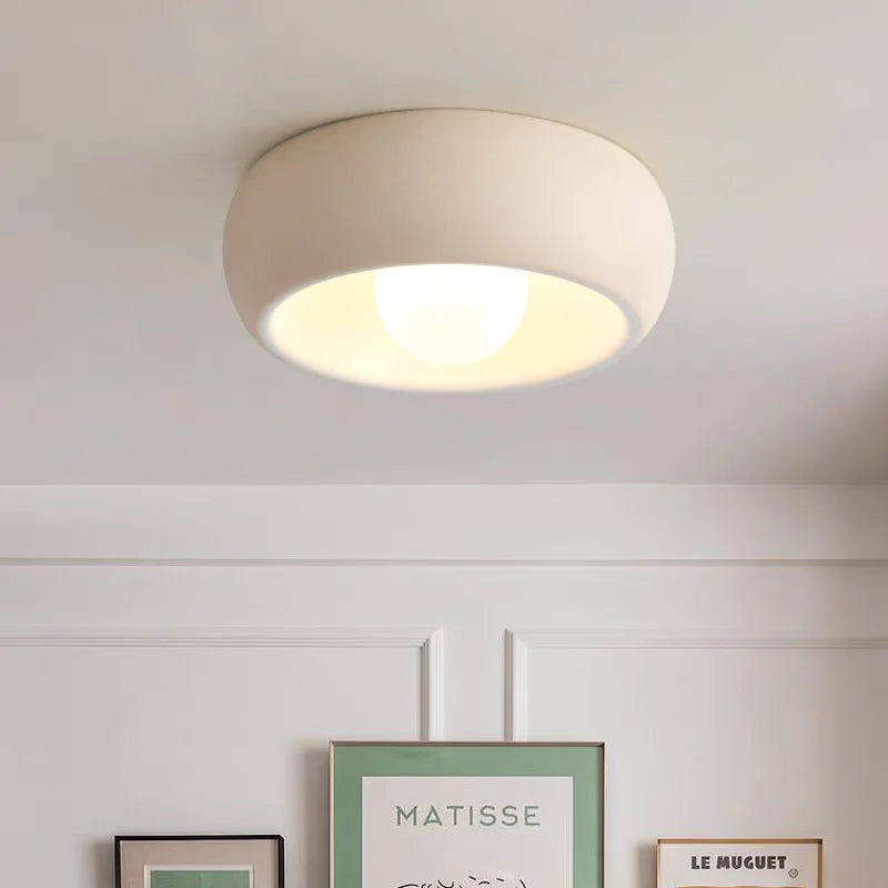 Lámpara de techo LED minimalista nórdica Wabi Sabi para balcón, moderna lámpara de pasillo, entrada, decoración del hogar, cocina, dormitorio infantil