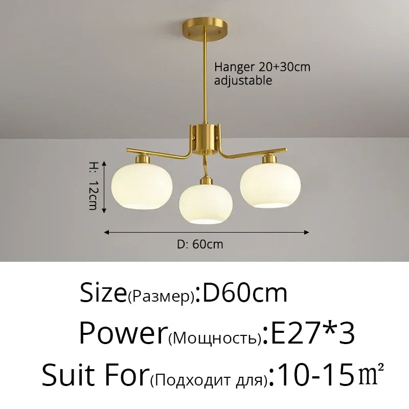 Lámparas colgantes LED nórdicas modernas, candelabros de techo de cristal sencillos para decoración del hogar, iluminación interior para restaurantes, salas de estar y tiendas.