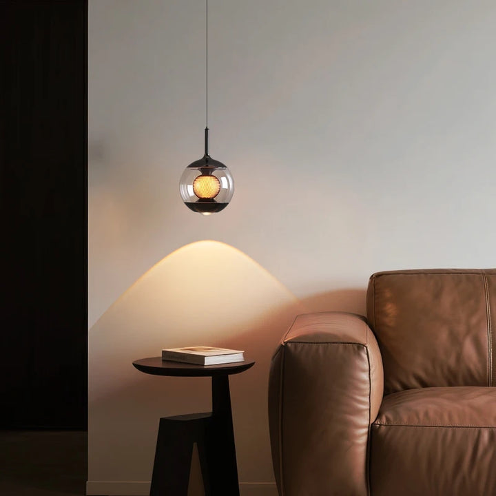 Lámparas colgantes de cristal modernas para dormitorio, lámpara de noche, iluminación para sala de estar, comedor, pasillo, decoración del hogar, lámpara colgante para mesita de noche.