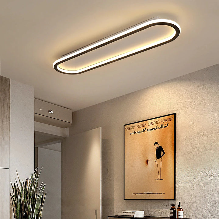 Lámpara de techo LED de 40 cm, color blanco cálido, ideal para sala de estar, dormitorio, pasillo, cocina, balcón, restaurante, hotel, iluminación interior.