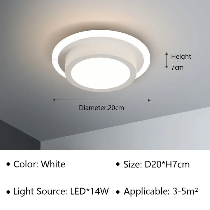 Lámpara de techo LED moderna para sala de estar, pasillo, guardarropa, dormitorio, lámpara de techo, decoración del hogar, accesorio de iluminación interior