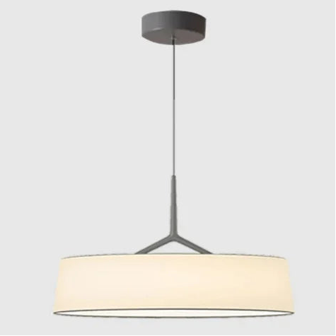 Lámpara colgante circular de tela LED minimalista, moderna, para mesa de comedor, comedor, sala de estar, dormitorio, lámpara colgante, accesorios de iluminación