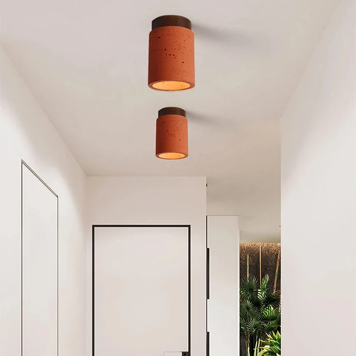 Lámpara de techo LED creativa y nueva, empotrada en superficie, estilo retro, para decoración del hogar, sala de estar, balcón, recibidor, CA 85-265 V