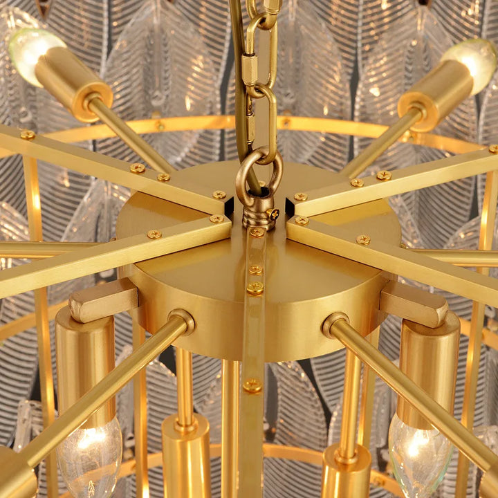 Lámparas de araña de cristal personalizadas, estilo romántico francés, de diseño nórdico, para villas, salas de estar, restaurantes, iluminación LED.