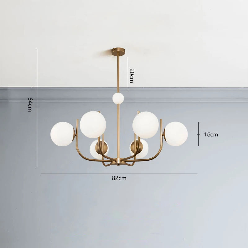 Lámpara colgante nórdica para comedor, iluminación interior, lámpara de techo, lámpara colgante, lámparas de araña para sala de estar