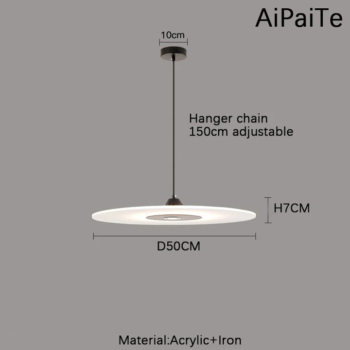 Lámparas colgantes LED Bauhaus modernas, lámparas colgantes lustrosas para decoración del hogar, lámparas de araña para cocina, sala de estar, comedor, dormitorio y pasillo.