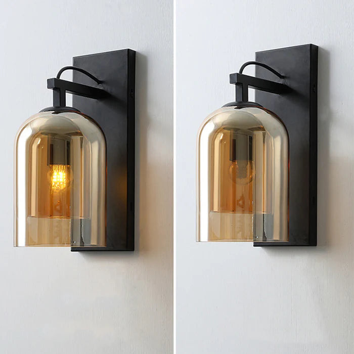 Lámparas de pared de vidrio de arte moderno ADELIER, accesorios de iluminación creativos para loft, para sala de estar, dormitorio, pasillo, escalera, mesita de noche, decoración, aplique de pared