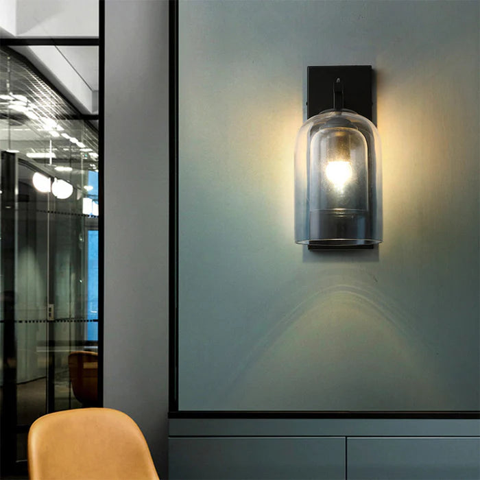 Lámparas de pared de vidrio de arte moderno ADELIER, accesorios de iluminación creativos para loft, para sala de estar, dormitorio, pasillo, escalera, mesita de noche, decoración, aplique de pared