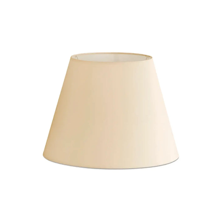 Grand abat-jour textile Ø 27 / 16 cm, H 20 cm beige de Faro Barcelona