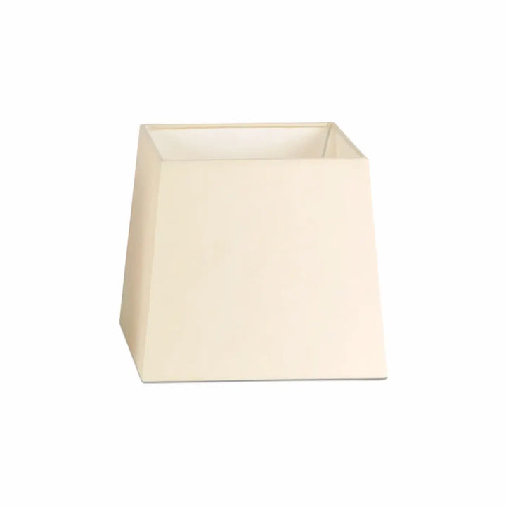 Abat-jour textile 22 × 19 cm, H 20 cm beige de Faro Barcelona