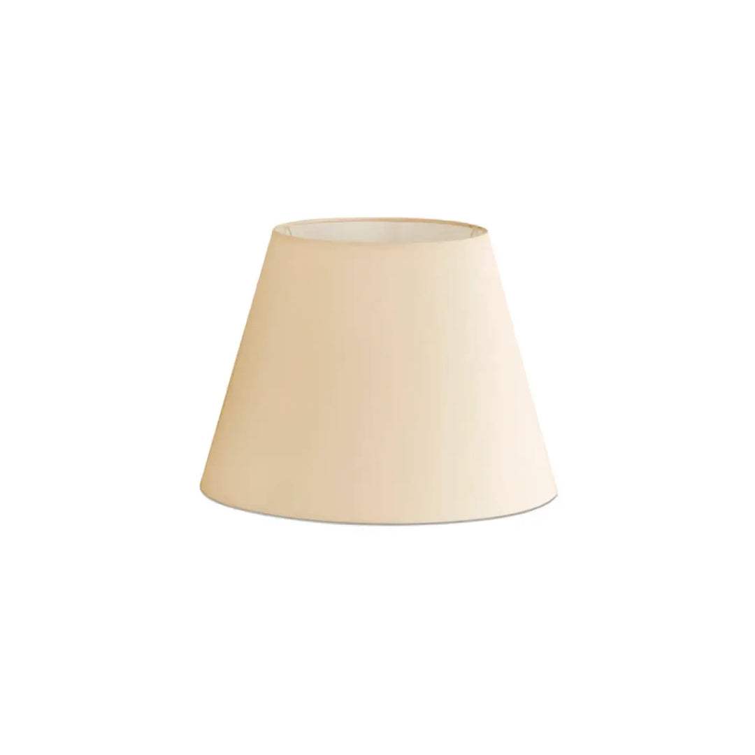 Abat-jour textile Ø 22 / 13 cm, H 16 cm beige de Faro Barcelona