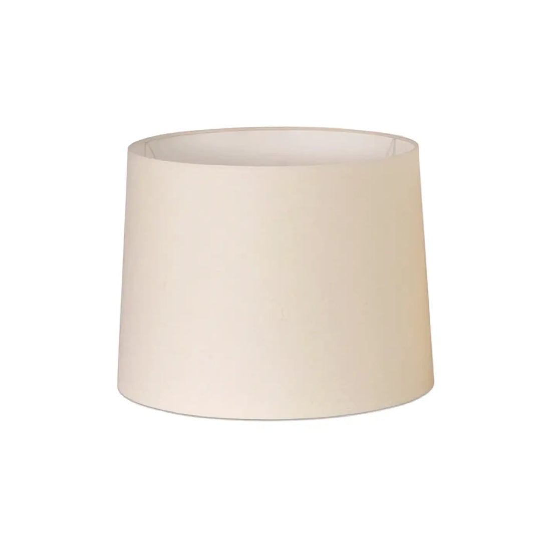 Abat-jour textile Ø 25 / 20 cm, H 20 cm beige de Faro Barcelona