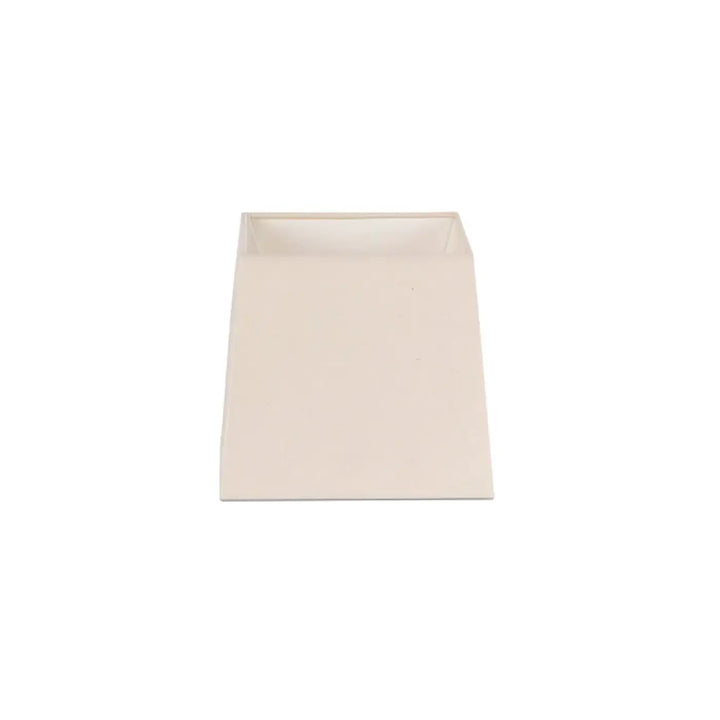 Abat-jour textile 19 × 16 cm, H 17 cm blanc de Faro Barcelona