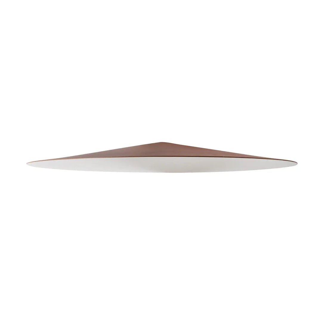 Écran L marron rouille pour luminaire Clap