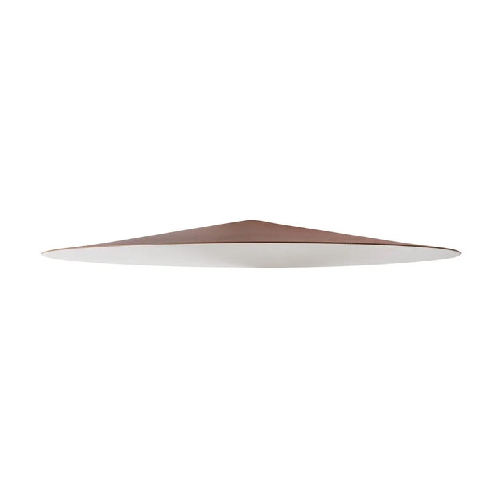 Écran L marron rouille pour luminaire Clap